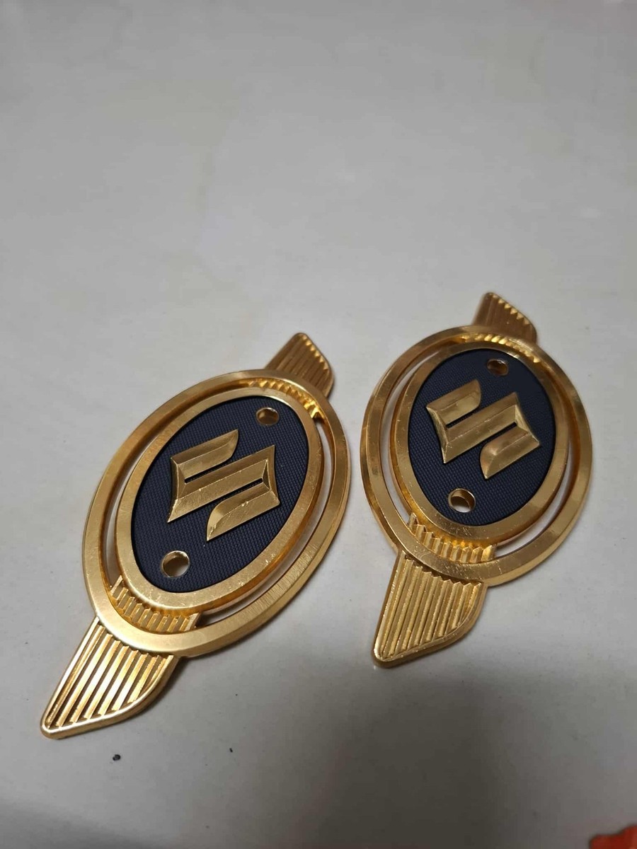 SUZUKI T250-T350-T500-T90-T125-TC90-TS90-TC125-TC305 EMBLEM FUEL