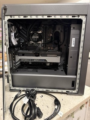 Lenovo Legion Gaming Desktop Tower Black NVIDIA GeForce RTX 4070 Ti Super RGB