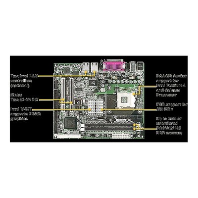 Tyan S2098 Socket 478 motherboard, Intel 845GL chipset, FSB 400MHz, DDR266/200 s