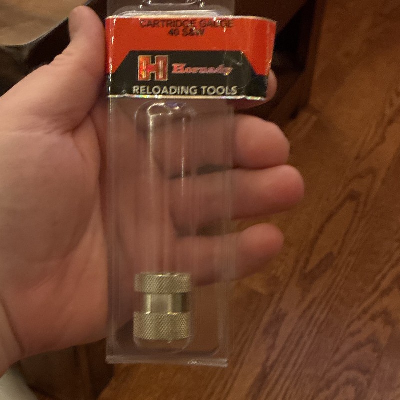 Hornady Cartridge Gauge 40 S&W (.400) Reloading Tool MPN 380704
