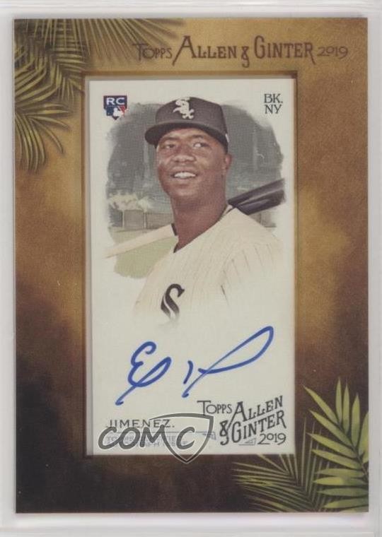 2019 Topps Allen & Ginter Mini Baseball Auto Eloy Jimenez #MA-EJ Auto 1u6