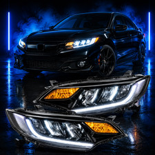 Vland For Honda Fit 2014-2020 Front Full Led Headlights Assembly Pair Lhrh Vland For Honda Fit 2014-2020 Front Full Led Headlights Assembly Pair Lhrh