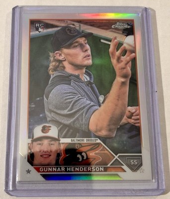 2023 Topps Chrome Gunnar Henderson Image Variation SP Rookie Orioles RC #206 SSP