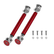 2pcs 7,5 cm / 2,95 pouces Barres Support Séparateur Voiture Diviseur Rouge Pas