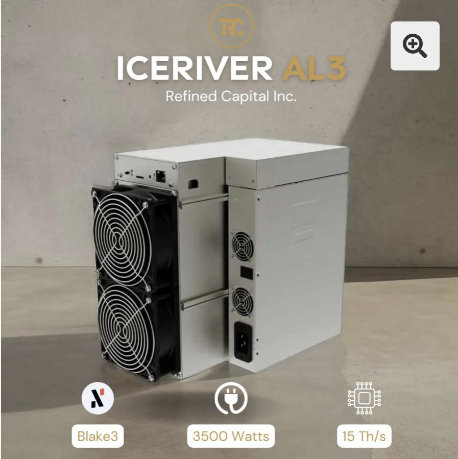 IceRiver AL3 Alephium Miner 15Th/S 3500W Lightly used - USA - No Tariffs!