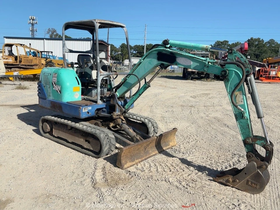 IHI 28N-2 迷你挖掘机橡胶轨道反铲片 Aux Hyd Bucket bidadoo — 第 2/4 张图片