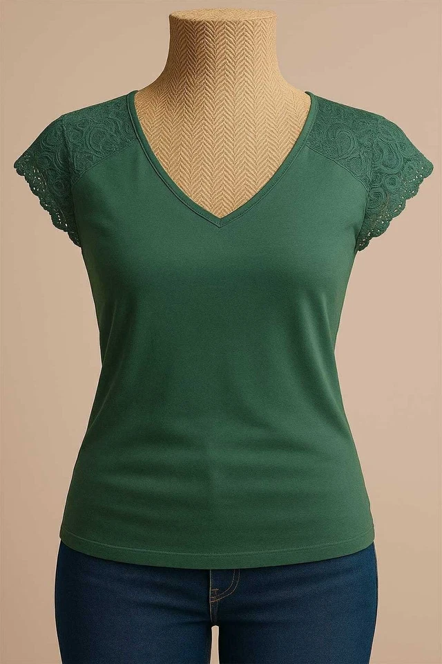 Haut debardeur vert Lulumary Taille M Neuf - Photo 1/1