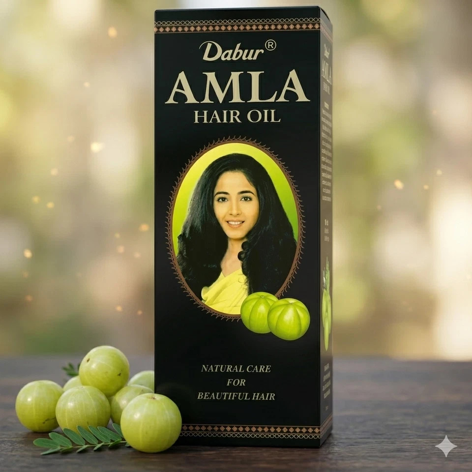 Dabur Amla Haaröl 100ml/200ml/300ml Amla Fruchtextrakt Ayurveda Haaröl Haarwuchs