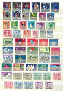 Schweiz Jahrgang 1969 bis einschl. 1986 mit Blocks postfrisch beste Erhaltung