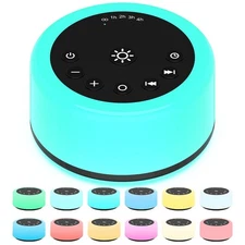 Soother Sleep Sound Machine Night Light White Noise Machine with 30 Soothing ...
