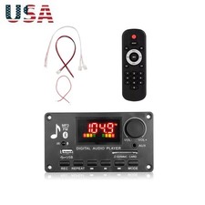 Audio Decoder Board 2 40W Amplifier Module MP3/WMA/WAV/FLAC/APE FM Radio