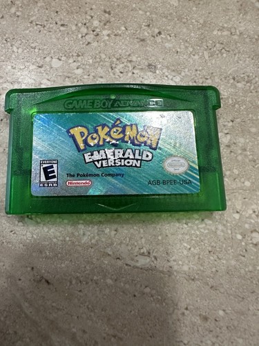 Pokémon Emerald Gameboy Advance GBA EUR Version 32bit ( Tested & Works