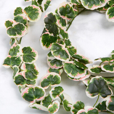 Set of 3 Dewy Poly Silk Creeping Charlie Vine Garlands, 70'' Long, each