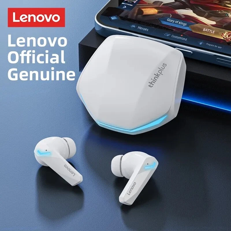 Lenovo Auriculares Inalámbricos GM2 Pro Originales, Cascos con Micrófono,  Baja Latencia, Modo Doble de Juegos, Llamadas en HD, Audífonos con  Bluetooth 5.3 