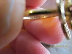 Vintage 14K Gold Ruby Ring/ 4 Genuine Natural Stones/ with hallmark CL — photo 2