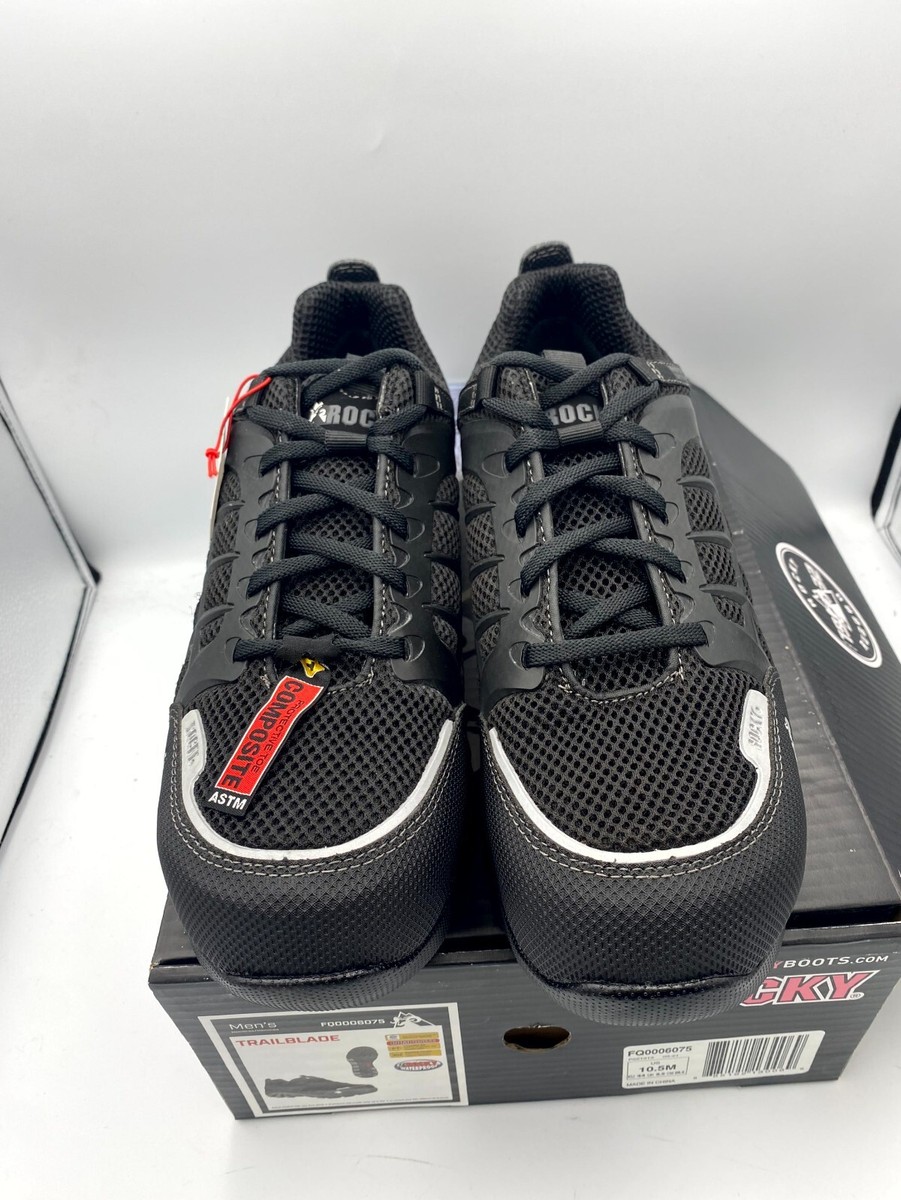Rocky Trailblade FQ0006075 Men\'s 10 M Sneakers Black Composite Toe Work Shoes Rocky Men main image 4