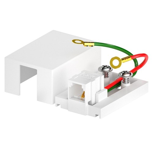 Compact Phone Jacks Surfaces Mount Single Port Phone Jacks Box for Connection - Afbeelding 2 van 8