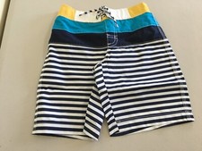 NWT Gymboree Stripe Swim Trunk Toddler Boy Shorts UPF 50
