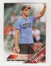 Geoff Britten 2016 TOPPS SERIES 2 FIRST PITCH RC CARD #FP-14 BALTIMORE ORIOLES