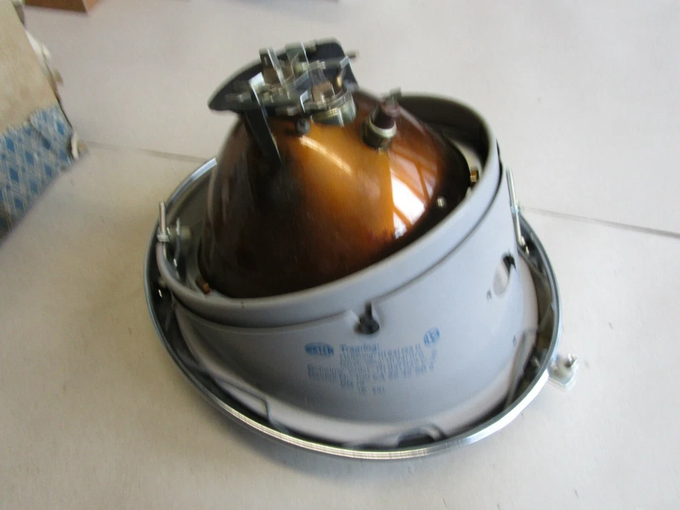 Porsche 356 911 VW T1 Bulli Käfer Scheinwerfer Chrom Ring SET 2STÜCK original - Bild 3 von 4