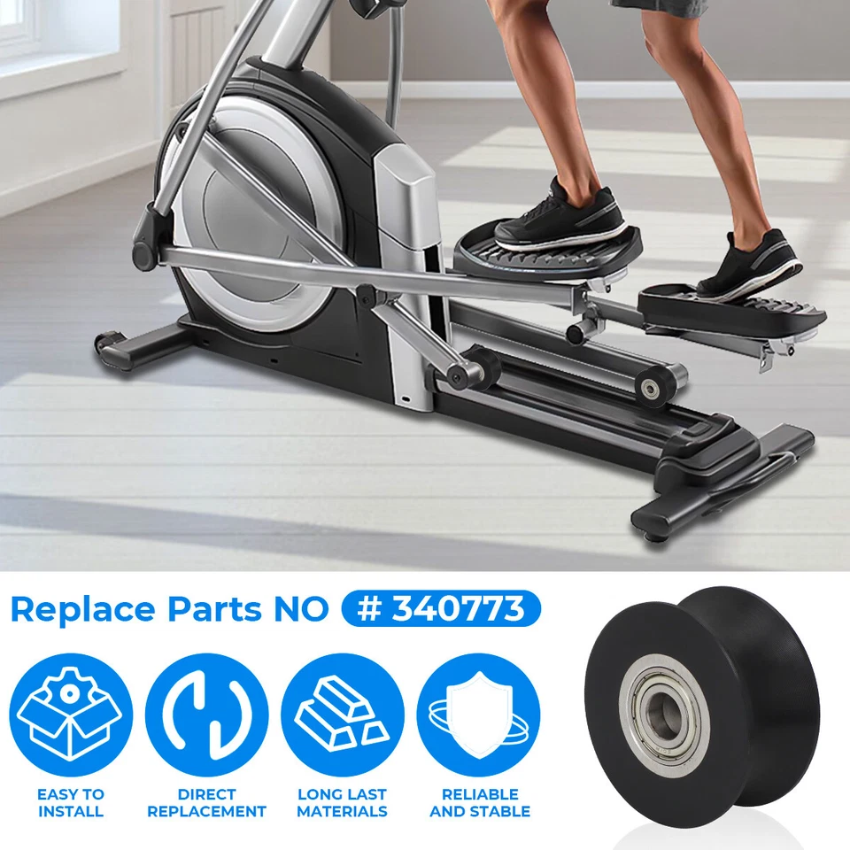 Elliptical Roller Wheel 340773 For Epic FreeMotion Proform NordicTrack REEBOK - Image 4 of 4