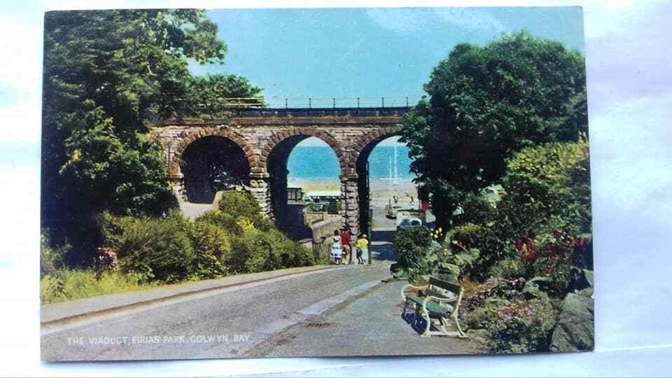 Vintage postcard，1960s' Colwyn Bay，Conwy, 1962, West Kirby, Cheshire