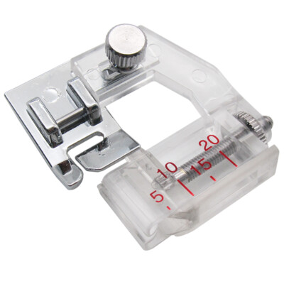 1PCS Snap-on Adjustable Bias Binder Foot  for Most Low Shank Sewing Machines