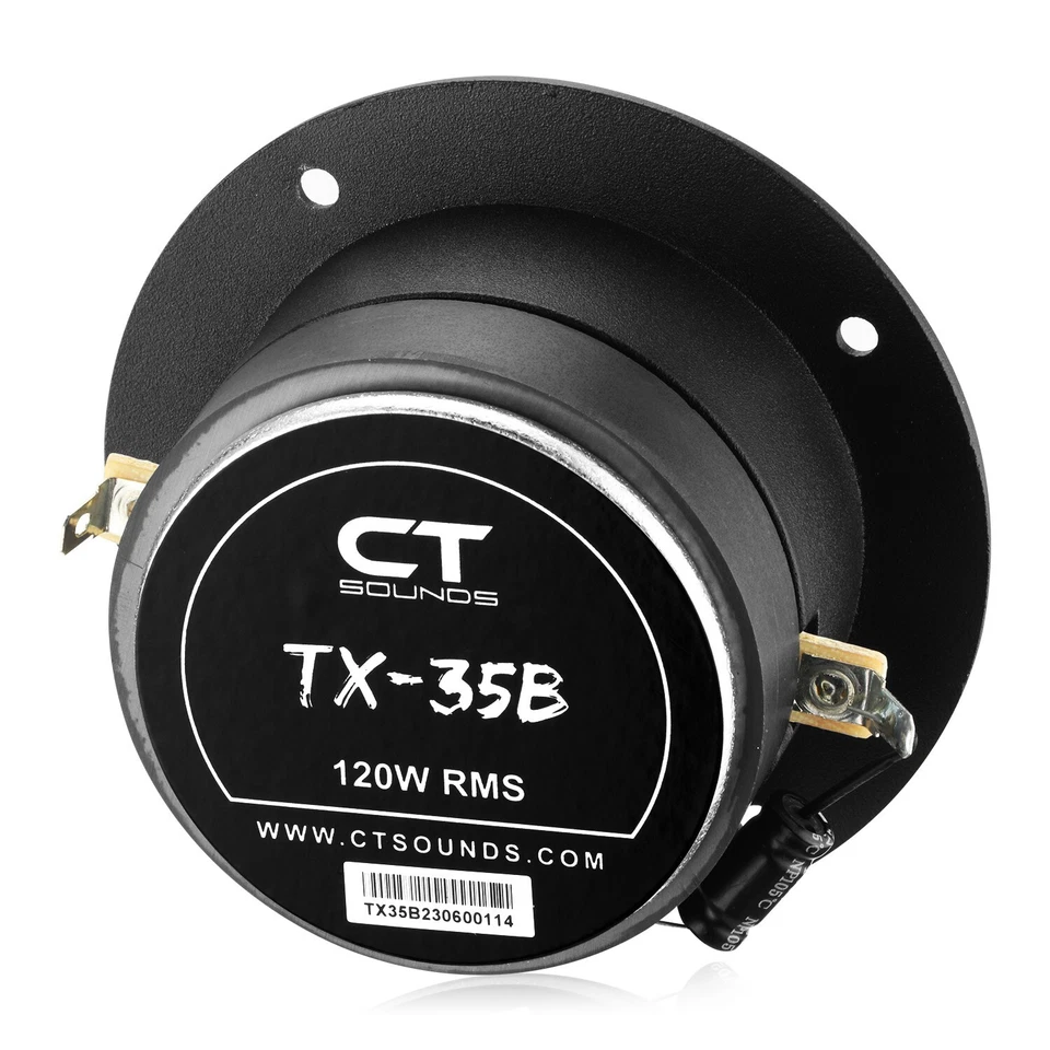 "Súper tweeters de titanio CT Sounds TX-35B 3,5"" 480 vatios, par" Foto 3 de 4