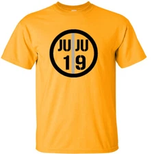 GOLD JuJu Smith-Schuster Pittsburgh Steelers Logo T-Shirt