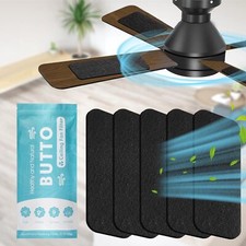 Butto 5-Pack Ceiling Fan Filters for Blades - Strong Adhesive Fan...