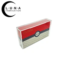 Acrylic Display Case for Pokemon Stamp Collection Box