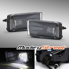 Fit 2007-2013 Chevrolet Silverado Dual Color Led Projector Fog Lights Pair