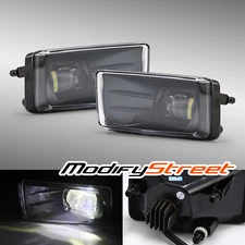 Fit 2007-2013 Chevrolet Silverado Dual Color LED Projector Fog Lights Pair