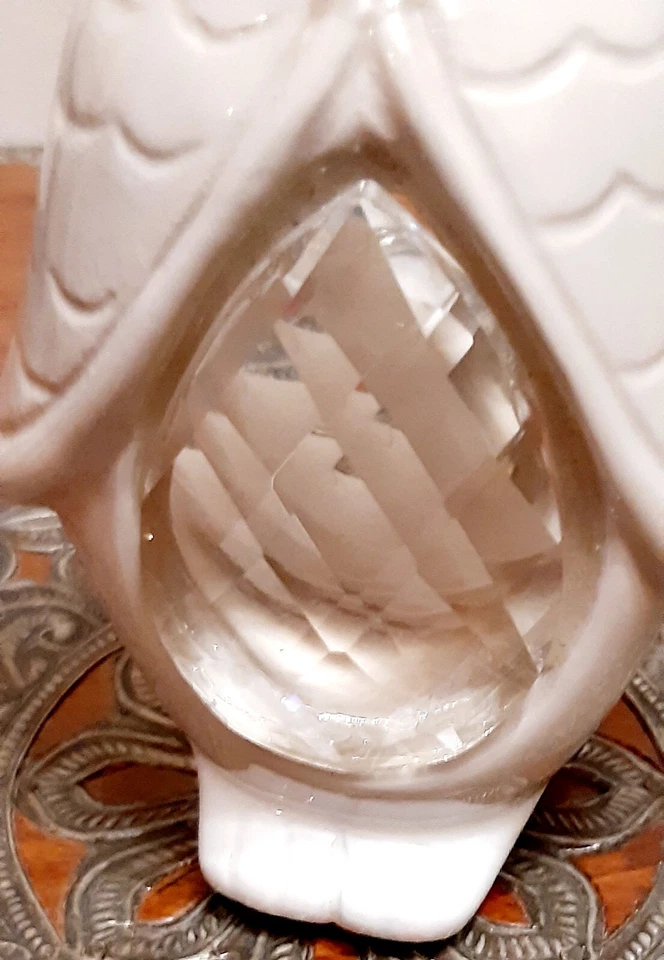 Deliziosa Statuina Gufo Ceramica Made In Italy - Immagine 4 di 4