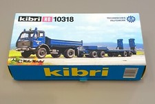 Kibri 10318 THW MB RIBALTABILE CON RIMORCHIO A CARICO PROFONDO scala H0 vintage