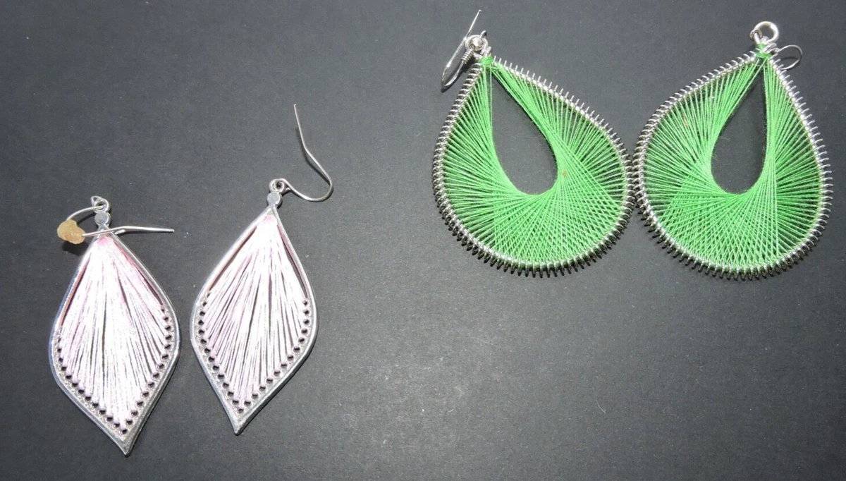 Ebay unusual silver earrings deals
