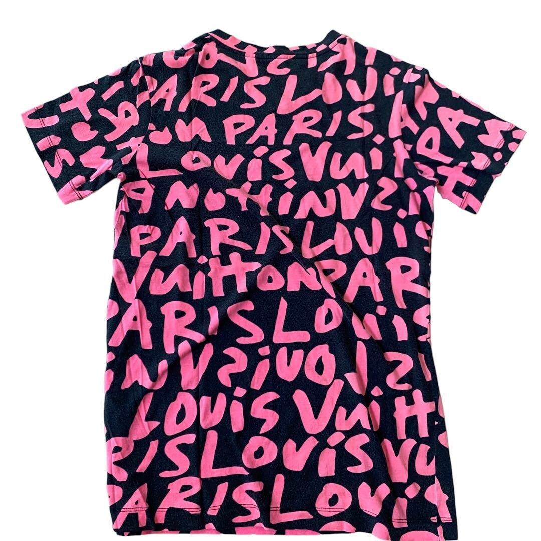 Louis Vuitton Monogram Graffiti T-Shirt Tops Women Size S Louis Vuitton Monogram Graffiti T-Shirt Tops Women Size S