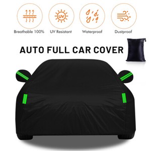 Full Car Cover Waterproof All Weather Protection Anti-UV Rain Snow Anti Scratch