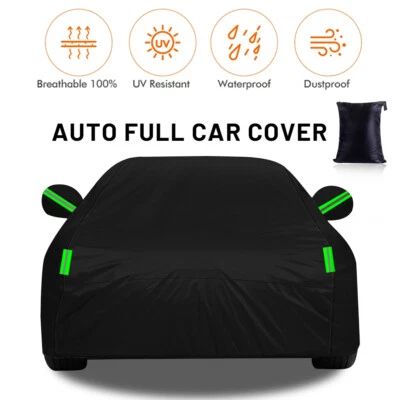Full Car Cover Waterproof All Weather Protection Anti-UV Rain Snow Anti Scratch - Image 1 of 4