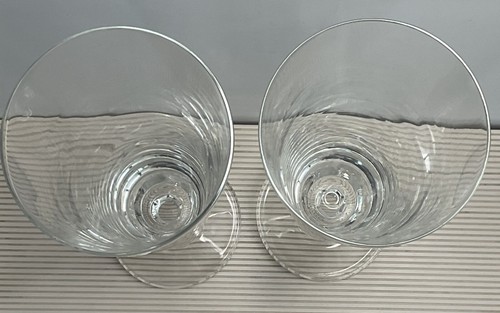 Lenox USA Full Lead Clear Crystal Pilsner Glasses-New w/Maker Stickers-Lot of 2 - Picture 4 of 8