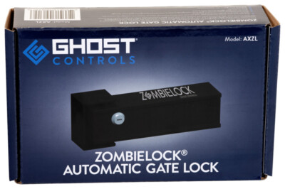 NEW Ghost Controls AXZL ZOMBIELOCK AUTOMATIC GATE OPENER GATE LOCK