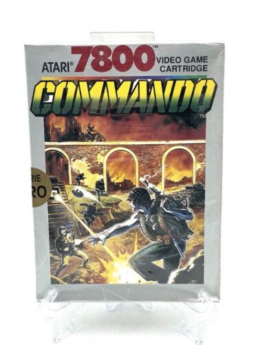 VINTAGE# COMMANDO # ATARI 7800 #MOD CX7838 # NIB SEALED PAL FB - Foto 1 di 7