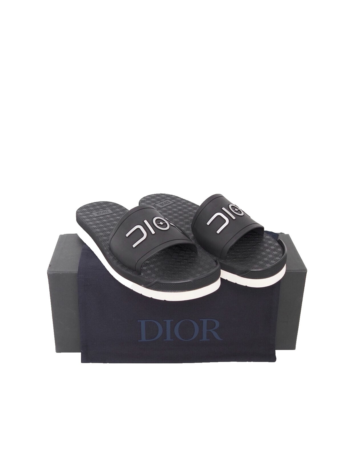 First Copy Dior Flip Flops Price CHRISTIAN DIOR DWAY NAVY BLUE
