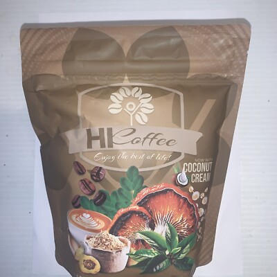 HI COFFEE Cafe con colageno y 150 poderosos anti oxidantes, y crema de coco.