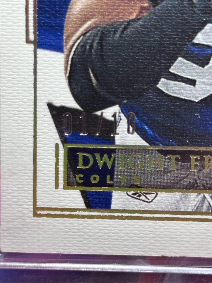 Dwight Freeney 2021 Panini Impeccable Indelible Autograph #/10 *First on print* - Image 2 of 3