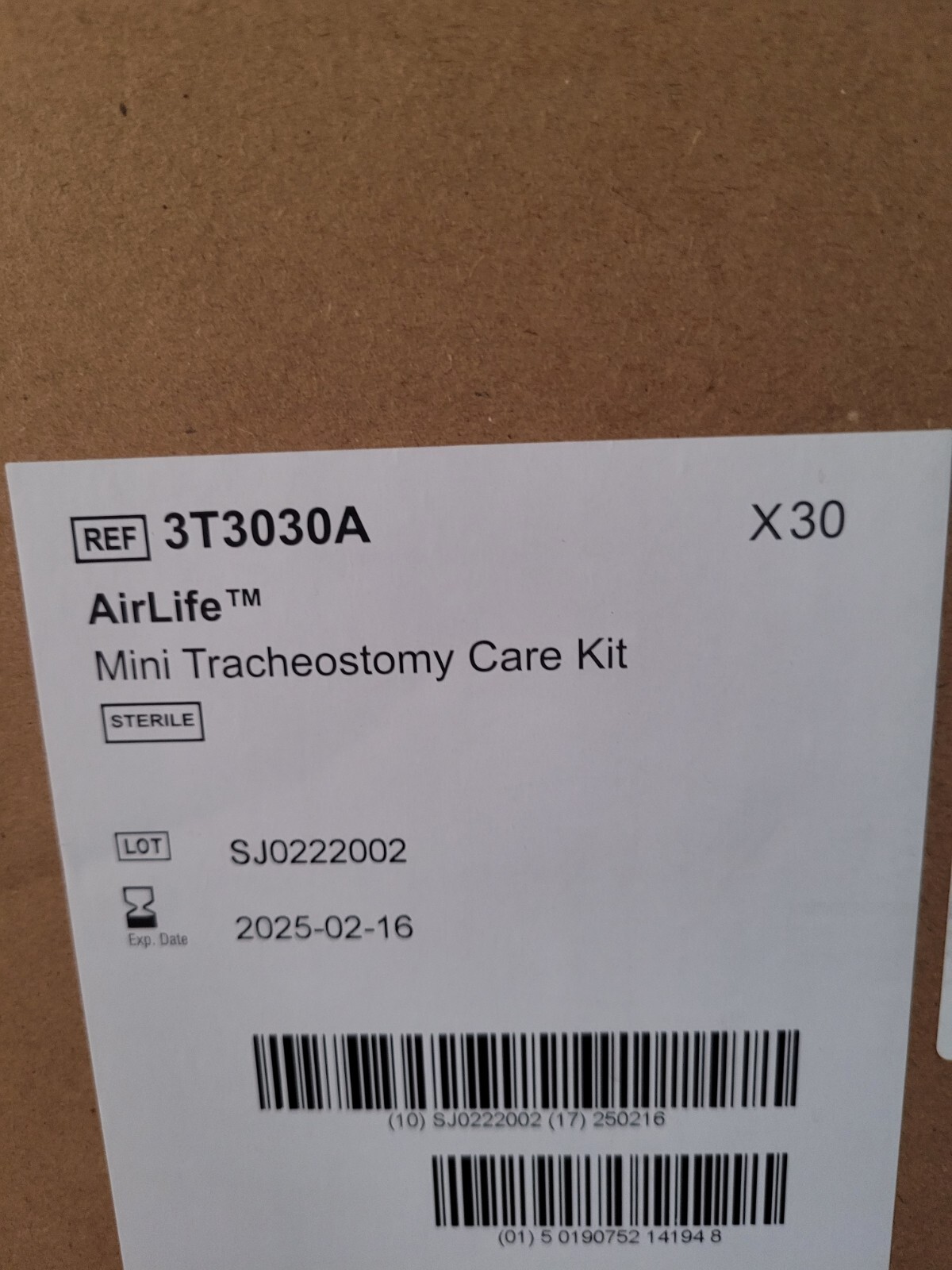 Airlife Mini Tracheostomy Care Kit Case Of 30 eBay