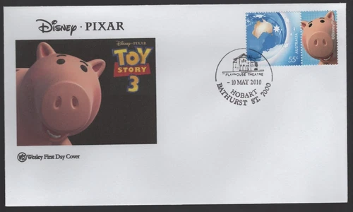 2010 Australia TOY STORY 3 Disney HAMM Pig WCS FDC Playhouse Theatre Cxl