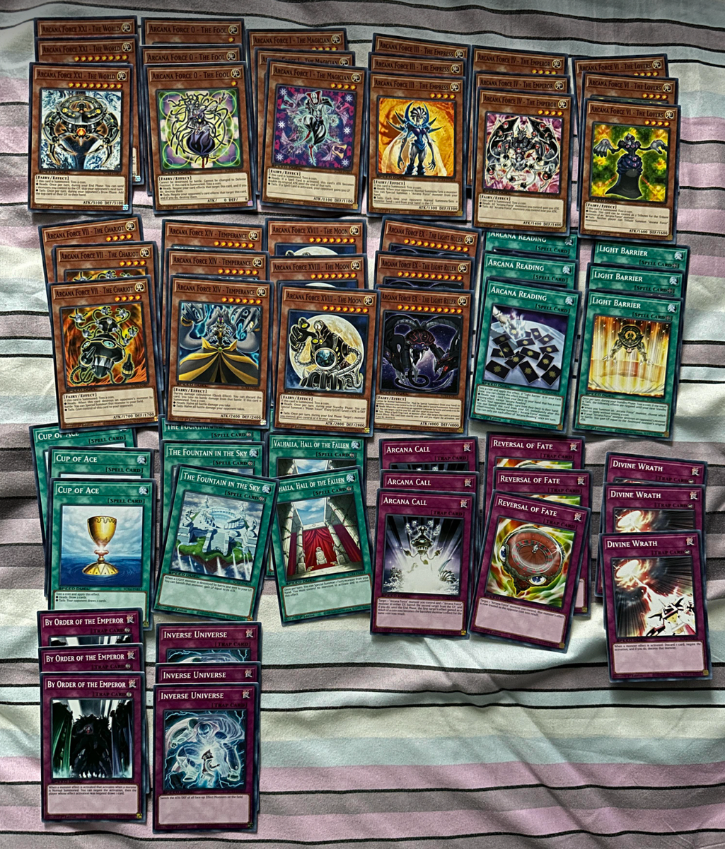 YuGiOh Arcana Force Deck Core - SGX4 Yu-Gi-Oh (60 CARDS Total) - YuGiOh Arcana Force Deck Core - SGX4 Yu-Gi-Oh (60 CARDS Total) -