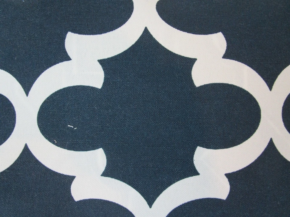Уличная темно-синяя обивочная ткань от Premier геометрический оксфорд Flynn лот 3 ярда - Изображение 2 из 3