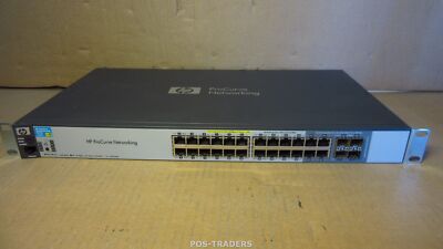HP J9299A 2520G-24-PoE ProCurve 24-Port PoE Gigabit + 4x SFP Switch + RACK EARS